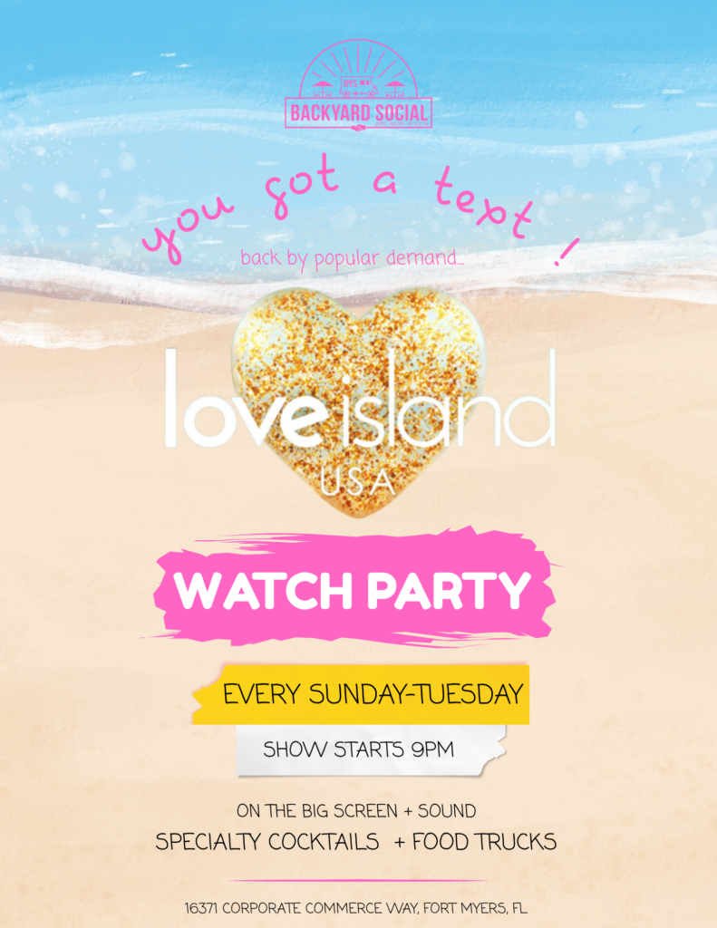Love Island Watch Parties